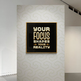 Gerichte geest, gevormde realiteit - Motivatie Poster