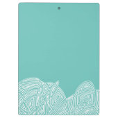 Gerichte golven klembord (Achterkant)