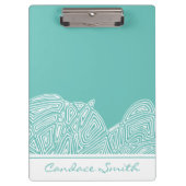 Gerichte golven klembord (Voorkant)