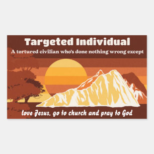 Gerichte individuele aangepaste tekstreactie rechthoekige sticker