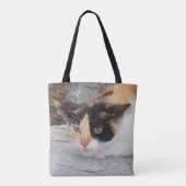 Gerichte kattenbank Canvas tas (Achterkant)