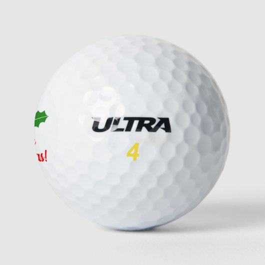 Gerichte kerstcadeaudoos voor speciale golfbal golfballen (Logo)