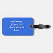 Gerichte kleurengolven bagagelabel (Achterkant horizontaal)