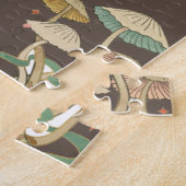 Gerichte paddenstoelen legpuzzel (Zijkant)