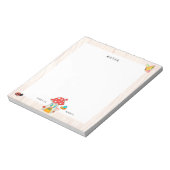 Gerichte paddenstoelen notitieblok (Linkerzijde)