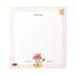 Gerichte paddenstoelen notitieblok