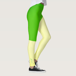 Gerichte pasta-kleuren Happy Green-Leggings Leggings