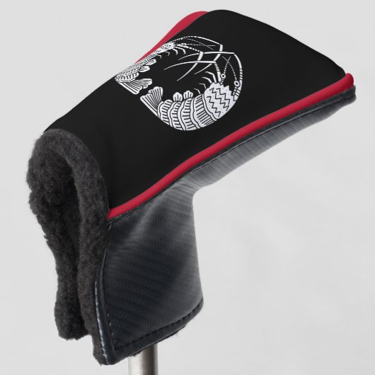Gerichte stekelige kreeften golfheadcover (3/4 voorkant)