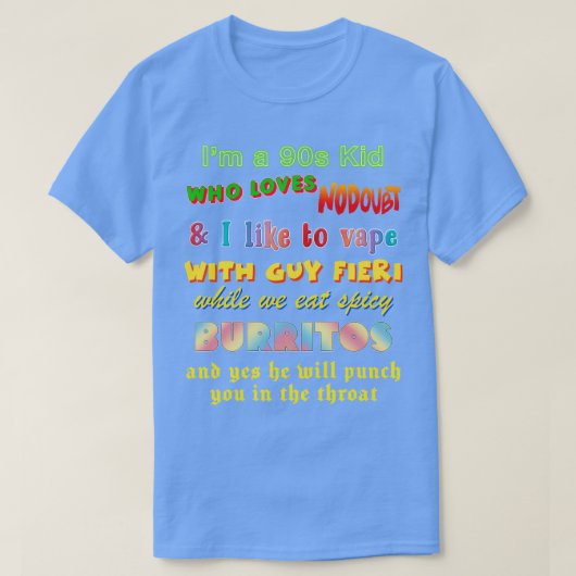 Gerichte stijl Guy Fieri Meme Design T-shirt (Design voorkant)