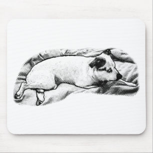 Gerichte Terrier, gestippelde Desk Lift Muismat