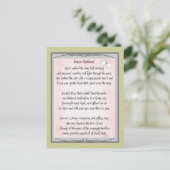 Gerichte Zurse Poem-cadeaus van ~~Gail Gabel, RN Briefkaart (Staand voorkant)