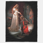 GERIDDERD FLEECE DEKEN (Voorkant)