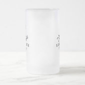 gerijpt als fine whiskey monogram & est jaar matglas bierpul (Center)