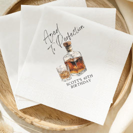 Gerijpt tot in de perfectie drink Birthday Napkins Servet