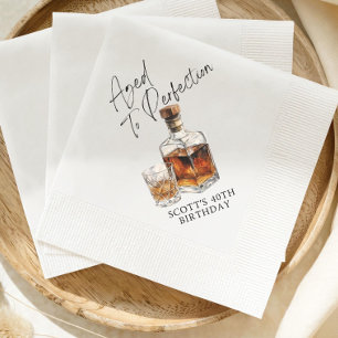 Gerijpt tot in de perfectie drink Birthday Napkins Servet