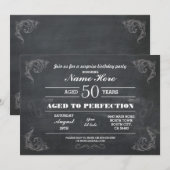 Gerijpt tot in de perfectie Verjaardag elke leefti Kaart (Voorkant / Achterkant)