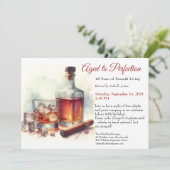 Gerijpt tot in de perfectie – verjaardagswhisky kaart (Staand voorkant)