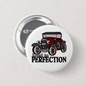 Gerijpt tot perfectie / Antiek auto Ronde Button 5,7 Cm (Voorkant /achterkant)