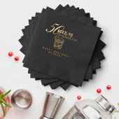 Gerijpt tot Perfectie Cocktail 50ste Verjaardagsfe Folie Servetten