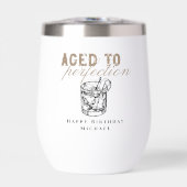 Gerijpt tot Perfectie Cocktail Whiskey Verjaardags (Voorkant)