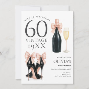 Gerijpt tot perfectie Glam 60ste verjaardag van ch Kaart