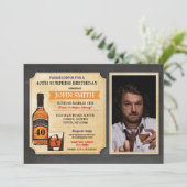 Gerijpt tot Perfectie Verjaardag Proost Whisky Fot Kaart (Staand voorkant)