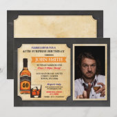 Gerijpt tot Perfectie Verjaardag Proost Whisky Fot Kaart (Voorkant / Achterkant)