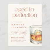 Gerijpt tot Perfectie Whiskey Budget Verjaardagsfe (Voorkant)