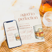Gerijpt tot Perfectie Whiskey Verjaardag Kaart