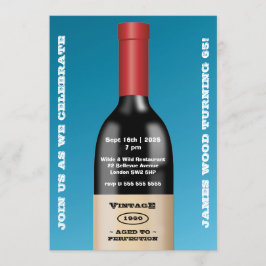 Gerijpt tot perfectie  wijn | Birthday Kaart