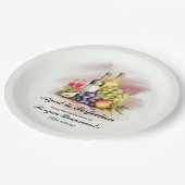 Gerijpt tot Perfectie Wijn Thema 50ste Verjaardags Papieren Bordje (Gekanteld)