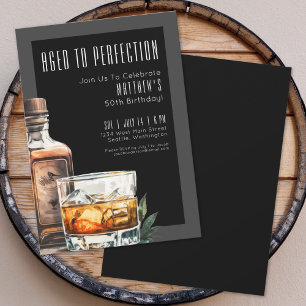 Gerijpt Tot Volmaaktheid Heren Verjaardagsfeestje Kaart