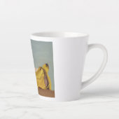 gerijpte schil latte mok (Rechts)