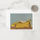 gerijpte schil notitiekaartje (Voorkant / Achterkant in situ)