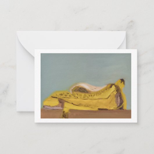 gerijpte schil notitiekaartje (Voorkant)