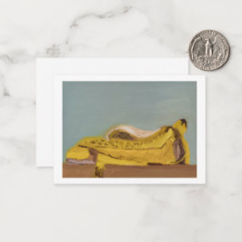 gerijpte schil notitiekaartje