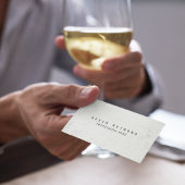 Gerijpte textuur wit professioneel elegant visitekaartje