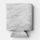 Gerimpelde papiertextuur, gedetailleerde achtergro blikjeskoeler (Achterkant)