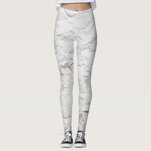 Gerimpelde papiertextuur, gedetailleerde achtergro leggings (Voorkant)