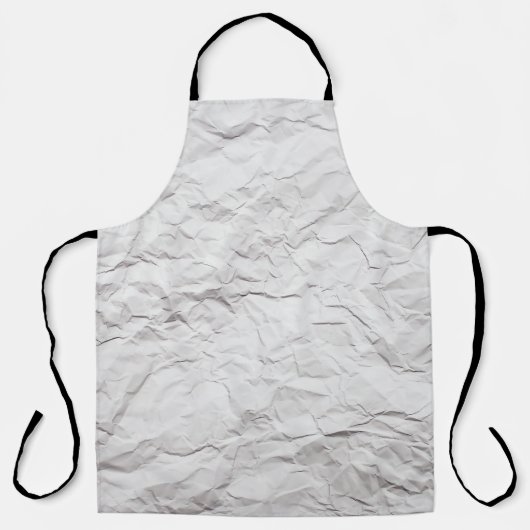 Gerimpelde papiertextuur, gedetailleerde achtergro schort (Voorkant)