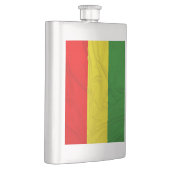 Gerimpelde Vlag Rastafarian Heupfles (Rechts)