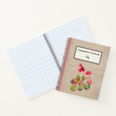 Geringde Galax Bloem Gepersonaliseerde Compositie Notitieboek (Binnen)