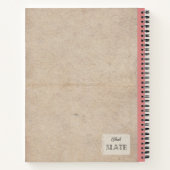 Geringde Galax Bloem Gepersonaliseerde Compositie Notitieboek (Achterkant)