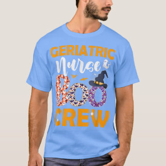 Geripediatrische verpleegster Boo Crew Spooky Boo T-shirt