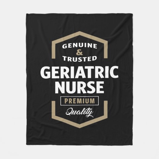 Geripediatrische verpleegster | Cadeauideeën Fleece Deken (Voorkant)