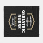 Geripediatrische verpleegster | Cadeauideeën Fleece Deken (Voorkant (Horizontaal))