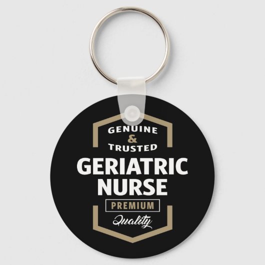 Geripediatrische verpleegster | Cadeauideeën Sleutelhanger (Voorkant)