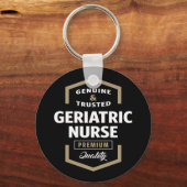 Geripediatrische verpleegster | Cadeauideeën Sleutelhanger (Voorkant)