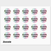 Geripediatrische verpleegster ronde sticker (Vel)