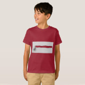 Geript Papier Sample 3D Grappig Trick Boy Man T-sh T-shirt (Voorkant volledig)